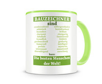 Tasse mit dem Motiv Bauzeichner sind Tasse Modellnummer  grn 902/grn 902