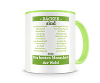 Tasse mit dem Motiv Bcker sind Tasse Modellnummer  grn 902/grn 902