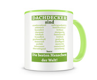 Tasse mit dem Motiv Dachdecker sind Tasse Modellnummer  grn 902/grn 902