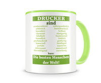 Tasse mit dem Motiv Drucker sind Tasse Modellnummer  grn 902/grn 902