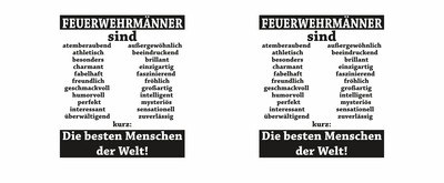 Tasse mit dem Motiv Feuerwehrmnner sind - Ansicht 2
