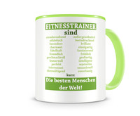Tasse mit dem Motiv Fitnesstrainer sind Tasse Modellnummer  grn 902/grn 902