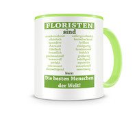 Tasse mit dem Motiv Floristen sind Tasse Modellnummer  grn 902/grn 902