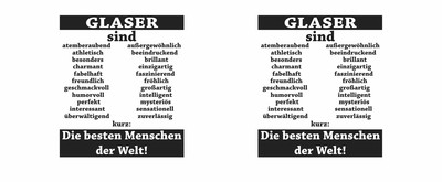 Tasse mit dem Motiv Glaser sind - Ansicht 2
