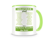 Tasse mit dem Motiv Grafiker sind Tasse Modellnummer  grn 902/grn 902