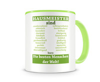 Tasse mit dem Motiv Hausmeister sind Tasse Modellnummer  grn 902/grn 902