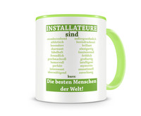 Tasse mit dem Motiv Installateure sind Tasse Modellnummer  grn 902/grn 902