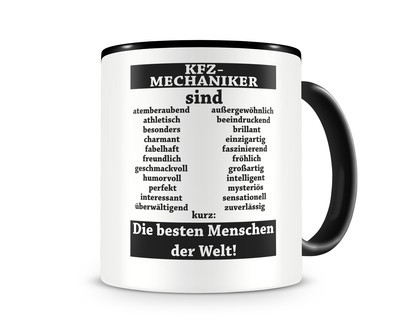 Tasse mit dem Motiv KFZ-Mechaniker sind Tasse