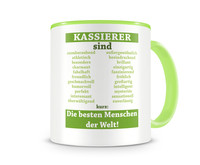 Tasse mit dem Motiv Kassierer sind Tasse Modellnummer  grn 902/grn 902