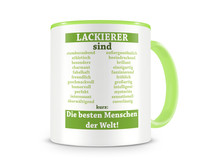 Tasse mit dem Motiv Lackierer sind Tasse Modellnummer  grn 902/grn 902