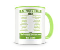 Tasse mit dem Motiv Logistiker sind Tasse Modellnummer  grn 902/grn 902