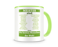 Tasse mit dem Motiv Meister sind Tasse Modellnummer  grn 902/grn 902