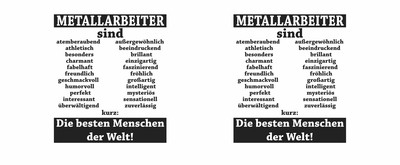 Tasse mit dem Motiv Metallarbeiter sind - Ansicht 2