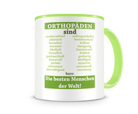 Tasse mit dem Motiv Orthopden sind Tasse Modellnummer  grn 902/grn 902