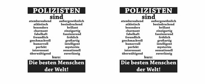 Tasse mit dem Motiv Polizisten sind - Ansicht 2