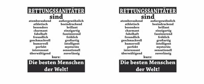 Tasse mit dem Motiv Rettunssanitter sind - Ansicht 2