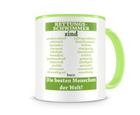 Tasse mit dem Motiv Rettungsschwimmer sind Tasse Modellnummer  grn 902/grn 902