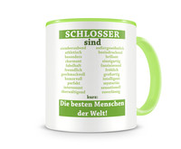 Tasse mit dem Motiv Schlosser sind Tasse Modellnummer  grn 902/grn 902