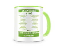 Tasse mit dem Motiv Schneider sind Tasse Modellnummer  grn 902/grn 902