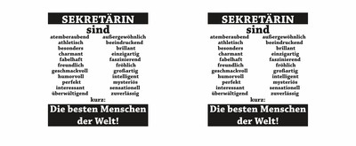 Tasse mit dem Motiv Sektretrin sind - Ansicht 2