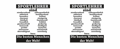 Tasse mit dem Motiv Sportlehrer sind - Ansicht 2