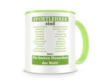 Tasse mit dem Motiv Sportlehrer sind Tasse Modellnummer  grn 902/grn 902