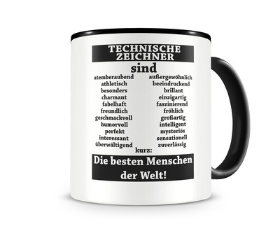 Tasse mit dem Motiv Technische Zeichner sind