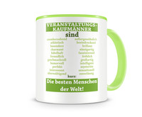 Tasse mit dem Motiv Veranstaltungskaufmnner sind Tasse Modellnummer  grn 902/grn 902