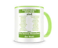 Tasse mit dem Motiv Zahnarzthelfer sind Tasse Modellnummer  grn 902/grn 902