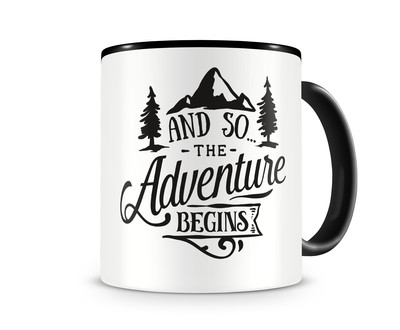 Tasse mit dem Motiv The Adventure Begins