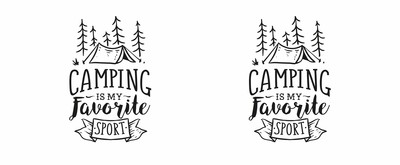 Tasse mit dem Motiv Camping Is My Favorite Sport - Ansicht 2