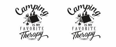 Tasse mit dem Motiv Camping Is My Therapy - Ansicht 2