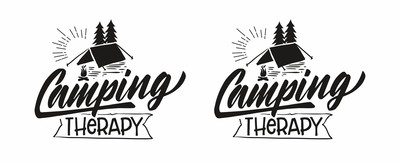 Tasse mit dem Motiv Camping Therapy - Ansicht 2