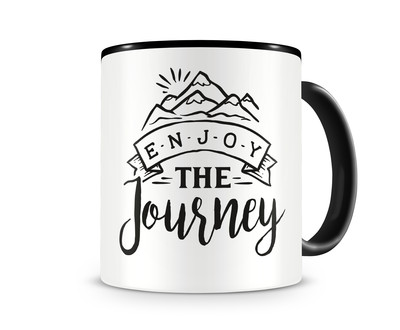 Tasse mit dem Motiv Enjoy The Journey