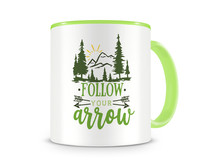 Tasse mit dem Motiv Follow Your Arrow Tasse Modellnummer  grn 902/grn 902