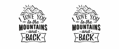 Tasse mit dem Motiv To The Mountains And Back Tasse