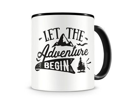 Tasse mit dem Motiv Let The Adventure Begin