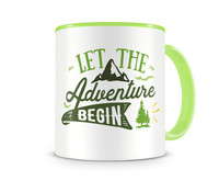 Tasse mit dem Motiv Let The Adventure Begin Tasse Modellnummer  grn 902/grn 902