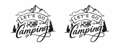 Tasse mit dem Motiv Let's Go Camping - Ansicht 2