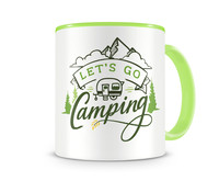 Tasse mit dem Motiv Let”s Go Camping Tasse Modellnummer  grn 902/grn 902