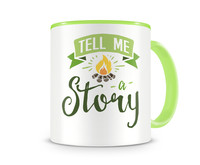 Tasse mit dem Motiv Tell Me A Story Tasse Modellnummer  grn 902/grn 902
