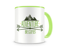 Tasse mit dem Motiv Adventure Begins Tasse Modellnummer  grn 902/grn 902