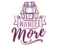 Wander More Schriftzug Aufkleber Aufkleber Modellnummer  rosa