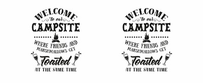 Tasse mit dem Motiv Welcome To Our Campsite - Ansicht 2