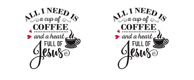 Tasse mit dem Motiv All I Need Is - Ansicht 2