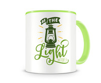 Tasse mit dem Motiv Be The Light Matthew 5:14 Tasse Modellnummer  grn 902/grn 902