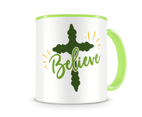 Tasse mit dem Motiv Believe Tasse Modellnummer  grn 902/grn 902