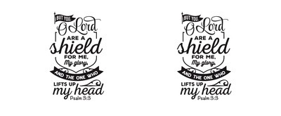 Tasse mit dem Motiv But You O Lord Are A Shield For Me - Ansicht 2