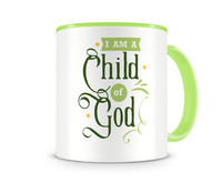 Tasse mit dem Motiv I Am A Child Of God Tasse Modellnummer  grn 902/grn 902