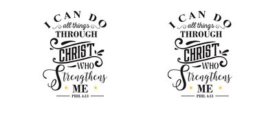 Tasse mit dem Motiv Christ Who Strengthens Me - Ansicht 2